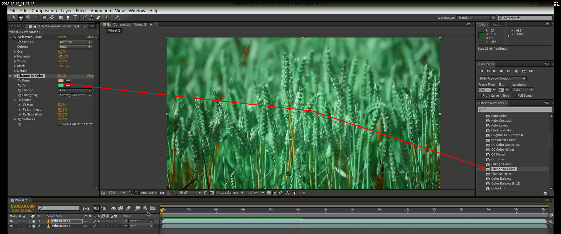 adobe after effects color correction download