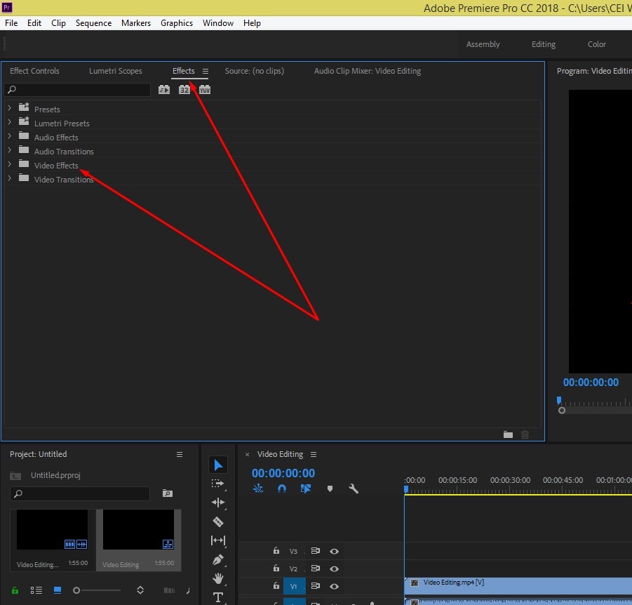 after effects video editing