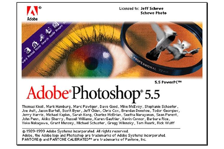 year adobe photoshop for mac introduced